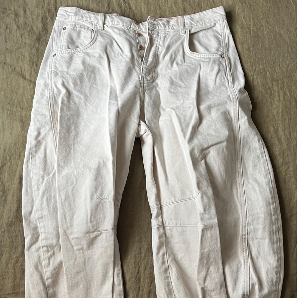 FREE PEOPLE BARREL JEANS